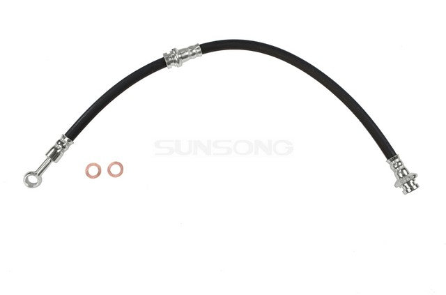 Sunsong Brake Hydraulic Hose P/N:2203330 Fits: Chevrolet Sprint 91-89, Geo Metro 94-89, Pontiac Firefly 91-89, Suzuki Swift 1989 - Image 1