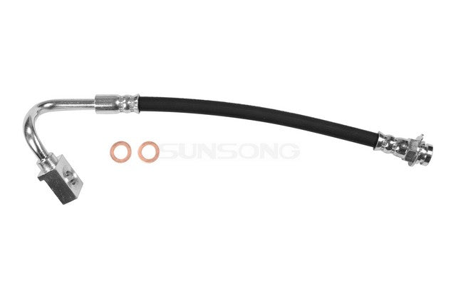 Sunsong Brake Hydraulic Hose P/N:2203347 Fits: Chevrolet C3500hd 02-91, Chevrolet P30 96-95, GMC C3500hd 02-01, GMC P3500 89-85, GMC P3500 96-95 - Image 1