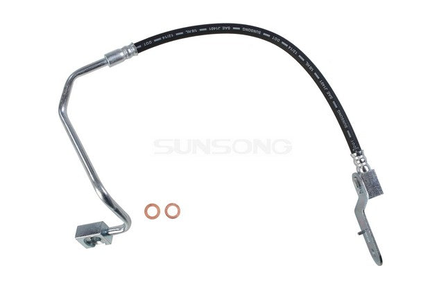 Sunsong Brake Hydraulic Hose P/N:2203396 Fits: Ford Cougar 92-90, Ford Thunderbird 92-89, Mercury Cougar 92-90 - Image 1