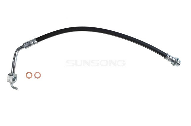 Sunsong Brake Hydraulic Hose P/N:2203425 Fits: Ford E-250 Econoline 79-76, Ford E-250 Econoline Club Wagon 79-76, Ford E-350 Econoline 80-77, Ford E-350 Econoline Club Wagon 80-77 - Image 1