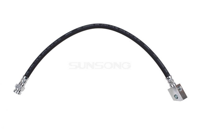 Sunsong Brake Hydraulic Hose P/N:2203434 Fits: Chevrolet Luv 82-81, Honda Passport 97-94, Isuzu Amigo 94-89, Isuzu Pickup 95-81, Isuzu Rodeo 97-91, Isuzu Trooper 91-84, Porsche 911 1977 - Image 1