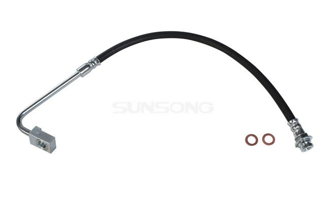 Sunsong Brake Hydraulic Hose P/N:2203448 Fits: Chevrolet K30 86-83, Chevrolet V30 88-87, Chevrolet V3500 91-89, GMC K3500 86-83, GMC V3500 91-87 - Image 1