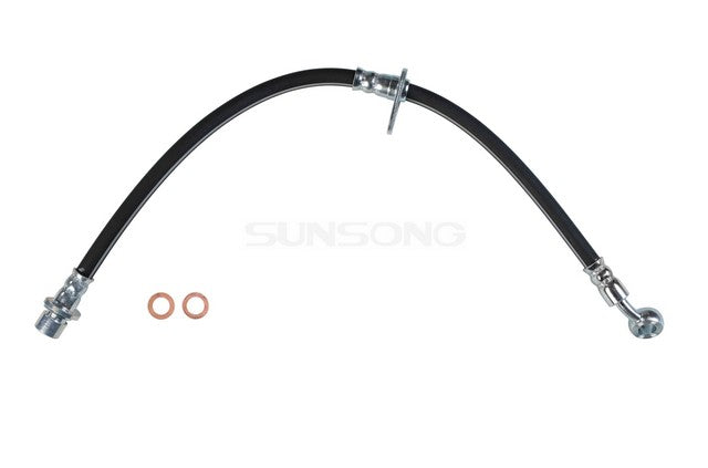 Sunsong Brake Hydraulic Hose P/N:2203485 Fits: Acura Integra 01-94, Honda Civic 00-99, Honda Civic 1995, Honda Civic Del Sol 97-93 - Image 1