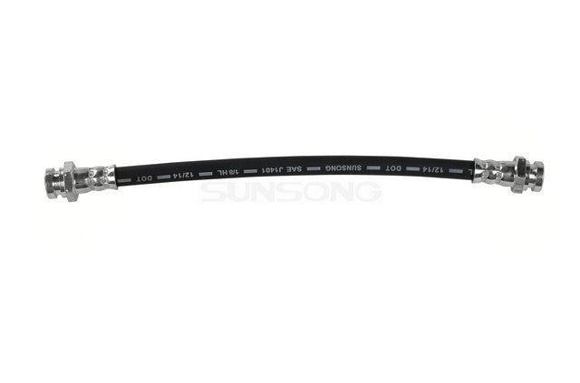 Sunsong Brake Hydraulic Hose P/N:2203539 Fits: Nissan 240z 73-70, Nissan 260z 1974, Nissan 310 82-79, Nissan 510 73-68, Nissan 610 76-73, Nissan 710 77-76, Nissan 810 80-77, Nissan F10 78-76 - Image 1