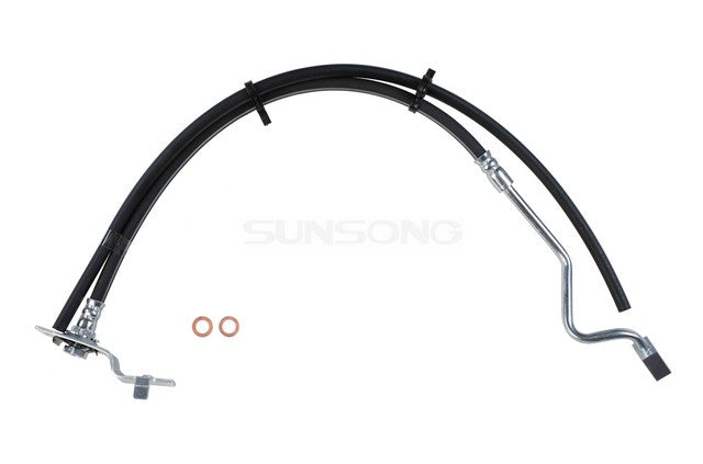 Sunsong Brake Hydraulic Hose P/N:2203566 Fits: Ford Excursion 05-00, Ford F-250 04-01, Ford F-250 Super Duty 04-99, Ford F-350 Super Duty 04-99 - Image 1