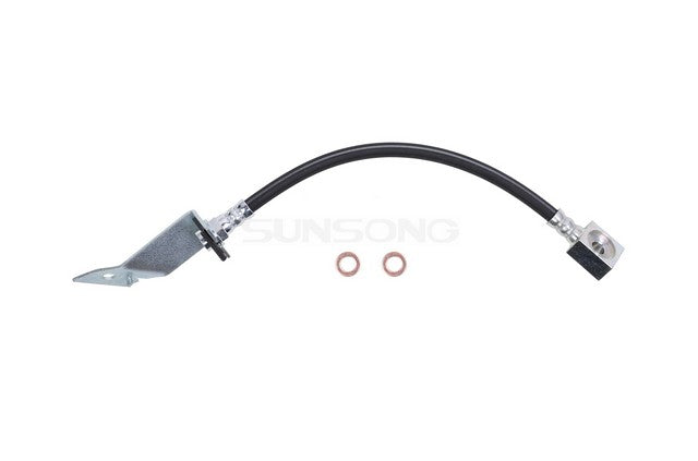 Sunsong Brake Hydraulic Hose P/N:2203571A Fits: Ford F-53 Motorhome Chassis 91-89, Ford F-59 Commercial Stripped Chassis 91-89, Ford F-super Duty 91-89 - Image 1
