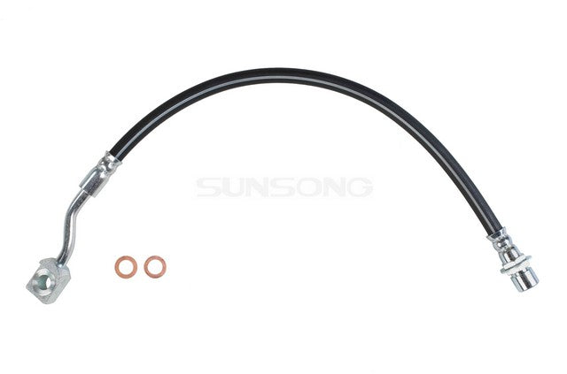 Sunsong Brake Hydraulic Hose P/N:2203572 Fits: Chevrolet Silverado 2500, Chevrolet Silverado 2500 Hd, Chevrolet Silverado 3500, Chevrolet Silverado 3500 Hd, Chevrolet Suburban 2500, GMC Sierra 2500 Hd, GMC Sierra 3500 Hd, GMC Yukon Xl 2500 - Image 1