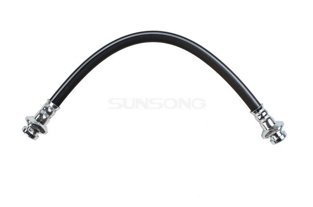 Sunsong Brake Hydraulic Hose P/N:2203588 Fits: Nissan 810 80-77, Nissan Axxess 92-90, Nissan F10 78-76, Nissan Kicks 23-18, Nissan Leaf 17-11, Nissan March 20-12, Nissan Micra 19-18, Nissan Note 19-14, Nissan Versa 23-12, Nissan Versa Note 19-14 - Image 1
