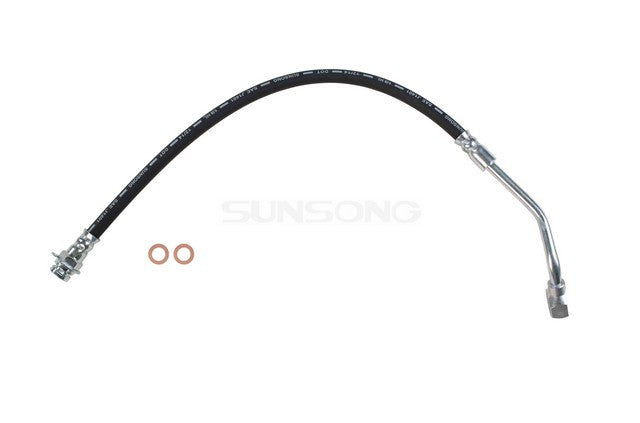 Sunsong Brake Hydraulic Hose P/N:2203632 Fits: Chevrolet K20, Chevrolet K20 Suburban, Chevrolet V20, Chevrolet V20 Suburban, Chevrolet V2500 Suburban, GMC K2500, GMC K2500 Suburban, GMC V2500, GMC V2500 Suburban - Image 1