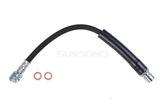 Sunsong Brake Hydraulic Hose P/N:2203652 Fits: Chevrolet Chevy 12-94, Chevrolet Chevy Monza 2003, Chevrolet Chevy Pickup 03-99, Chevrolet Corsa 03-02, Daewoo Lanos 02-99, Pontiac Lemans 93-88, Saab 900 98-94, Saab 9-3 03-99 - Image 1