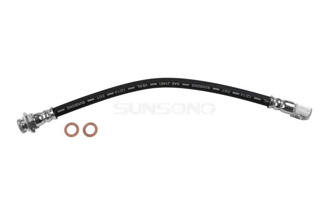 Sunsong Brake Hydraulic Hose P/N:2203672 Fits: Chevrolet Malibu 03-97, Oldsmobile Alero 2004, Oldsmobile Cutlass 99-97, Pontiac Grand Am 05-99 - Image 1