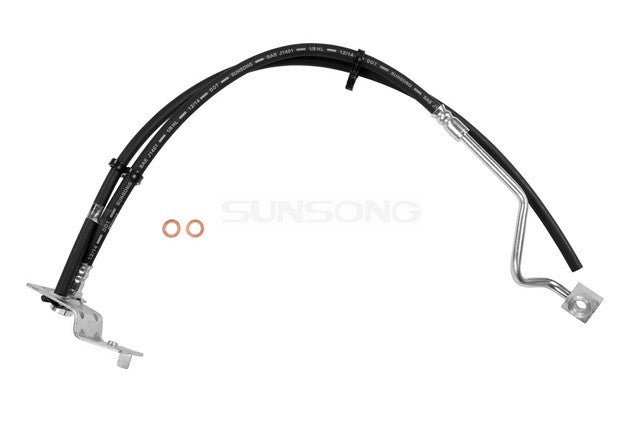 Sunsong Brake Hydraulic Hose P/N:2203676 Fits: Ford Excursion 05-00, Ford F-250 04-02, Ford F-250 Super Duty 04-99, Ford F-350 Super Duty 04-99 - Image 1