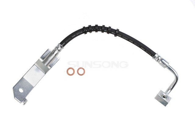 Sunsong Brake Hydraulic Hose P/N:2203686 Fits: Ford Crown Victoria 02-99, Ford Grand Marquis 02-98, Lincoln Town Car 02-98, Mercury Grand Marquis 02-98 - Image 1