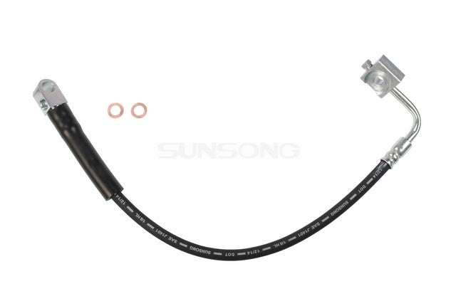 Sunsong Brake Hydraulic Hose P/N:2203712 Fits: Ford F-250 86-80, Ford F-350 86-85 - Image 1