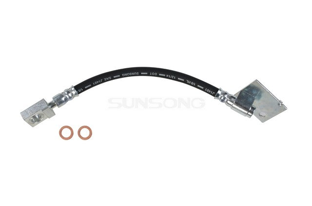 Sunsong Brake Hydraulic Hose P/N:2203742 Fits: Dodge D350 88-86, Dodge W200 80-76, Dodge W250 93-81, Dodge W300 80-78, Dodge W350 93-81 - Image 1
