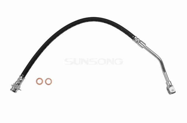 Sunsong Brake Hydraulic Hose P/N:2203873 Fits: Chevrolet K20, Chevrolet K20 Suburban, Chevrolet V20, Chevrolet V20 Suburban, Chevrolet V2500 Suburban, GMC K2500, GMC K2500 Suburban, GMC V2500, GMC V2500 Suburban - Image 1