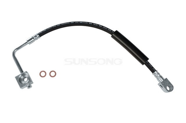 Sunsong Brake Hydraulic Hose P/N:2203891 Fits: Ford F-250 86-80, Ford F-350 86-85 - Image 1