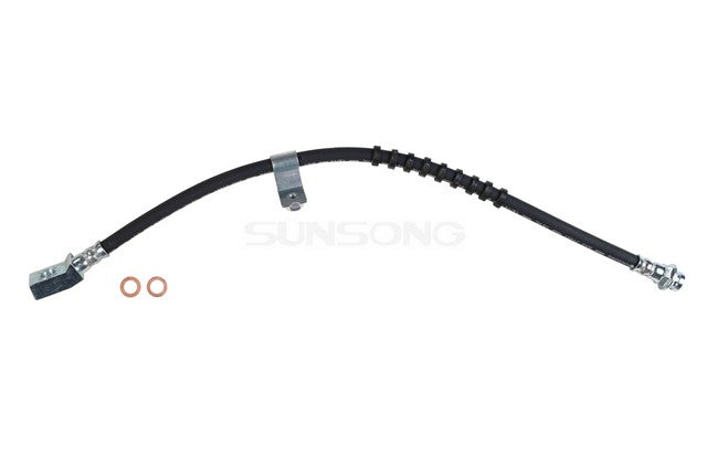 Sunsong Brake Hydraulic Hose P/N:2203893 Fits: Dodge Charger 87-83, Dodge Omni 90-78, Dodge Rampage 84-82, Plymouth Horizon 90-78, Plymouth Scamp 1983, Plymouth Turismo 85-83 - Image 1