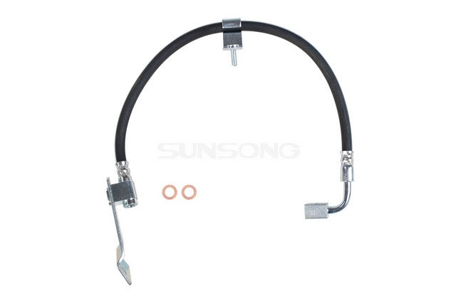 Sunsong Brake Hydraulic Hose P/N:2203903 Fits: Dodge B100, Dodge B150, Dodge B200, Dodge B250, Dodge B300, Dodge B350, Dodge Cb300, Plymouth Pb100, Plymouth Pb150, Plymouth Pb200, Plymouth Pb250, Plymouth Pb300, Plymouth Pb350 - Image 1