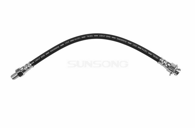 Sunsong Brake Hydraulic Hose P/N:2203917 Fits: Dodge Challenger, Dodge Dart, Dodge Ramcharger, Dodge W100, Dodge W100 Pickup, Dodge W200, Dodge W200 Pickup, Dodge W300, Dodge W300 Pickup, Mercury Colony Park - Image 1