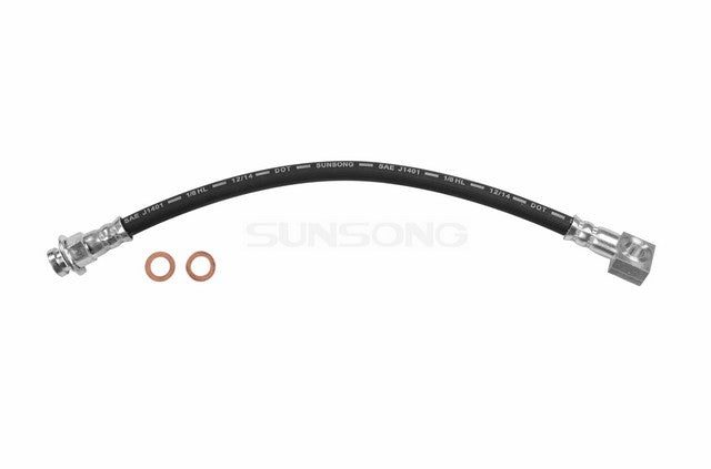 Sunsong Brake Hydraulic Hose P/N:2203970 Fits: Buick Reatta 91-88, Buick Riviera 91-86, Cadillac Allante 92-87, Cadillac Eldorado 91-86, Cadillac Seville 91-86, Oldsmobile Toronado 91-86 - Image 1