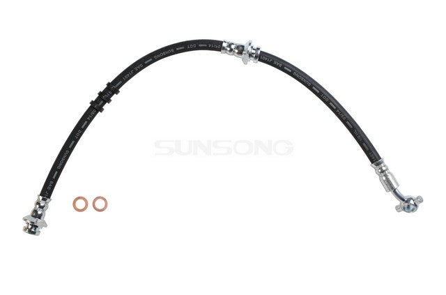Sunsong Brake Hydraulic Hose P/N:2203978 Fits: Nissan Axxess 1990, Nissan Stanza 92-90 - Image 1