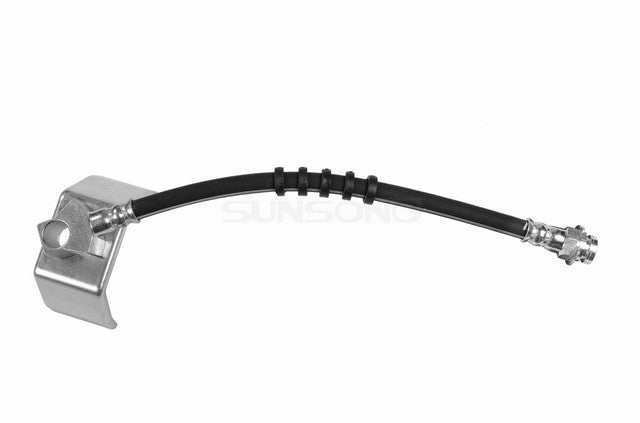 Sunsong Brake Hydraulic Hose P/N:2204038 Fits: Dodge D100 1989, Dodge D150 1989, Dodge D250 1989, Dodge D350 1989, Dodge Ramcharger 93-86, Dodge W100 1989, Dodge W150 93-89, Dodge W250 93-89 - Image 1