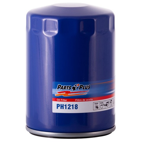 Parts Plus Engine Oil Filter P/N:PH1218BULK Fits: Am General Hummer, Cadillac Escalade, Chevrolet Blazer, Chevrolet C10, Chevrolet C10 Suburban, Chevrolet C1500, Chevrolet C1500 Suburban, Chevrolet C20, Chevrolet C20 Suburban - Image 1