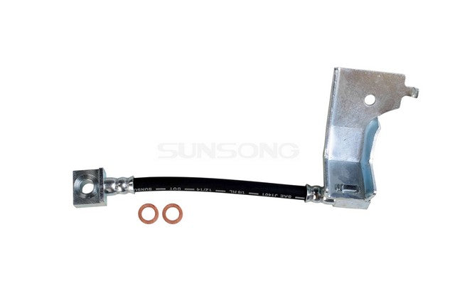 Sunsong Brake Hydraulic Hose P/N:2204171 Fits: Lincoln Continental 87-85, Lincoln Mark Vii 89-85, Lincoln Mark Vii 92-91 - Image 1