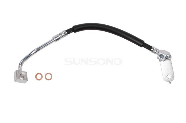 Sunsong Brake Hydraulic Hose P/N:2204372 Fits: Chrysler 300 09-06, Chrysler 300 14-12, Dodge Challenger 09-08, Dodge Challenger 14-11, Dodge Challenger 2019, Dodge Charger 09-06, Dodge Charger 2019, Dodge Magnum 08-06 - Image 1