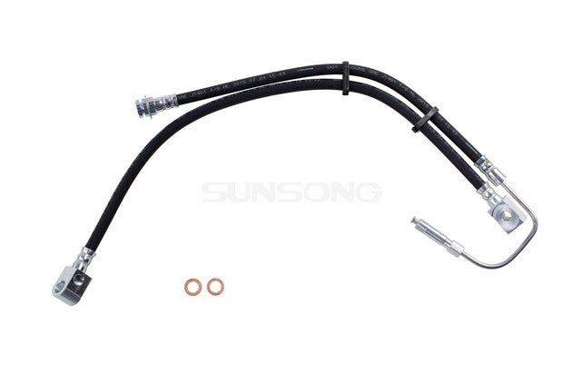 Sunsong Brake Hydraulic Hose P/N:2204386 Fits: Ford E-450 Econoline Super Duty 02-99, Ford E-450 Super Duty 05-03, Ford E-550 Econoline Super Duty 2002, Ford Econoline Super Duty 99-96 - Image 1