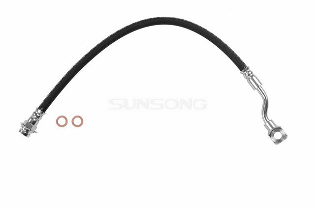 Sunsong Brake Hydraulic Hose P/N:2204444 Fits: Chevrolet Avalanche 2500 06-02, Chevrolet Silverado 1500 Hd 02-01, Chevrolet Silverado 2500 01-99, Chevrolet Silverado 2500 Hd 2001, GMC Sierra 1500 Hd 02-01, GMC Sierra 2500 01-99, GMC Sierra 2500 Hd 2001 - Image 1