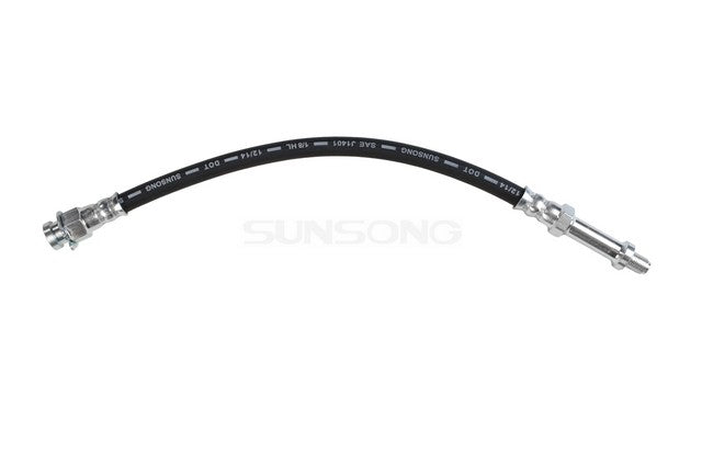 Sunsong Brake Hydraulic Hose P/N:2204534 Fits: Edsel Citation, Edsel Corsair, Ford Fairlane, Lincoln Capri, Lincoln Mark Ii, Lincoln Premier, Mercury Colony Park, Mercury Commuter, Mercury Medalist, Mercury Montclair - Image 1