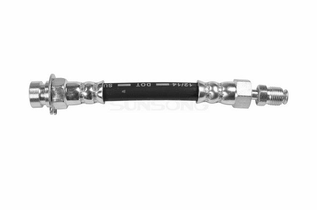 Sunsong Brake Hydraulic Hose P/N:2204542 Fits: Chrysler Imperial, Desoto Adventurer, Desoto Firedome, Desoto Fireflite, Desoto Firesweep, Plymouth Belvedere, Plymouth Fury, Plymouth Plaza, Plymouth Savoy, Plymouth Suburban - Image 1
