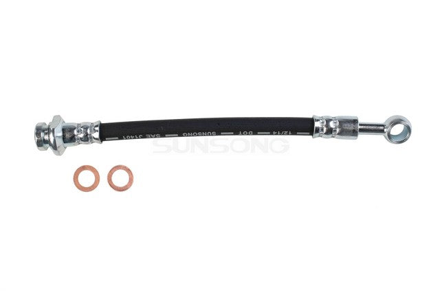 Sunsong Brake Hydraulic Hose P/N:2204552 Fits: Chevrolet Tracker 91-89, Geo Tracker 97-89, GMC Tracker 91-90, Suzuki Sidekick 98-89, Suzuki X-90 98-96 - Image 1