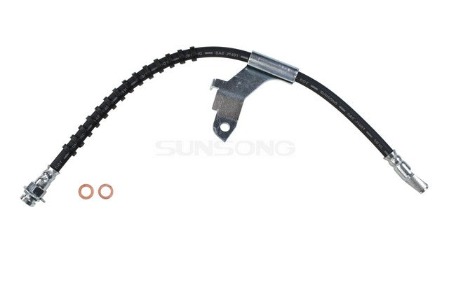 Sunsong Brake Hydraulic Hose P/N:2204564 Fits: Buick Reatta 89-88, Buick Riviera 89-86, Cadillac Allante 89-87, Cadillac Eldorado 89-86, Cadillac Seville 89-86, Oldsmobile Toronado 89-86 - Image 1