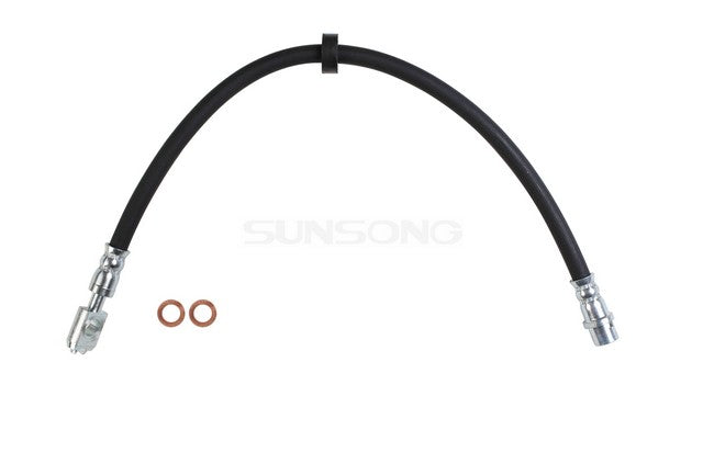 Sunsong Brake Hydraulic Hose P/N:2204584 Fits: Volkswagen Beetle 10-98, Volkswagen Clasico 13-11, Volkswagen Golf 06-99, Volkswagen Golf City 10-07, Volkswagen Jetta 05-99 - Image 1