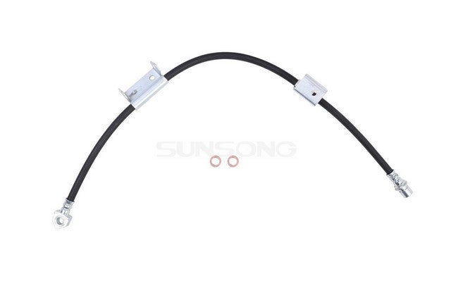 Sunsong Brake Hydraulic Hose P/N:2204621A Fits: Cadillac Escalade, Cadillac Escalade Esv, Cadillac Escalade Ext, Chevrolet Avalanche 1500, Chevrolet Silverado 1500, Chevrolet Silverado 1500 Classic, Chevrolet Sonora, Chevrolet Suburban 1500 - Image 1