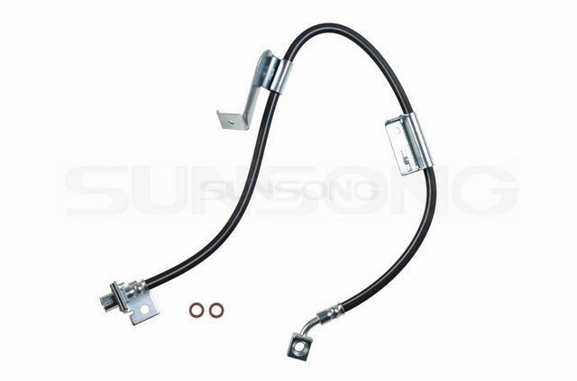 Sunsong Brake Hydraulic Hose P/N:2204638 Fits: Chevrolet Express 2500, Chevrolet Express 3500, Chevrolet Express 4500, Chevrolet Express Cargo, Chevrolet Express Pasajeros, GMC Savana 2500, GMC Savana 3500, GMC Savana 4500 - Image 1