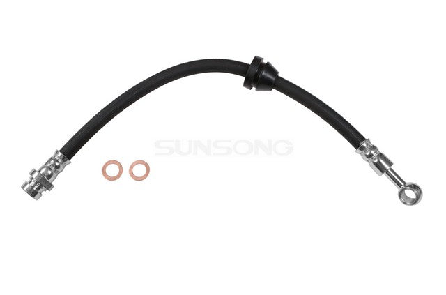 Sunsong Brake Hydraulic Hose P/N:2204671 Fits: Chevrolet Aveo 20-04, Chevrolet Aveo5 11-06, Pontiac G3 10-07, Pontiac G3 Wave 2009, Pontiac Wave 08-05, Suzuki Swift 2008, Suzuki Swift 2012 - Image 1