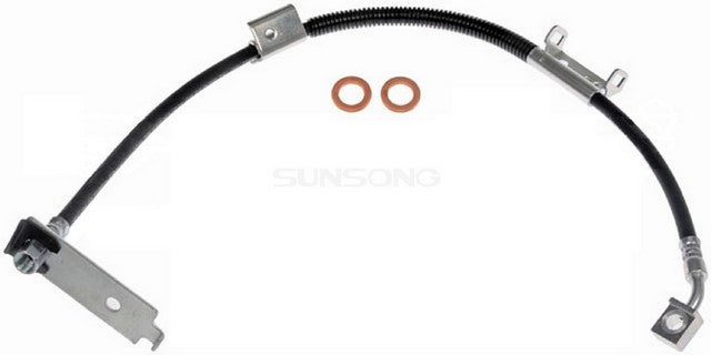 Sunsong Brake Hydraulic Hose P/N:2204692B Fits: Chevrolet Express 1500 14-03, Chevrolet Express 2500 05-03, GMC Savana 1500 09-03, GMC Savana 1500 2014, GMC Savana 2500 05-03 - Image 1