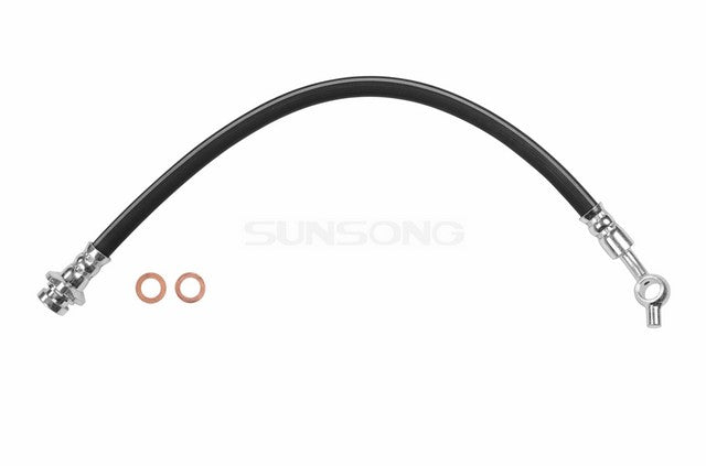 Sunsong Brake Hydraulic Hose P/N:2204802 Fits: Nissan Frontier 19-05, Nissan Np300 12-11, Nissan Pathfinder 12-05, Nissan Xterra 15-05, Suzuki Equator 12-09 - Image 1