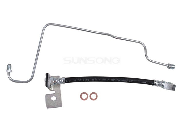 Sunsong Brake Hydraulic Hose P/N:2205180 Fits: Ford F-250 99-98 - Image 1