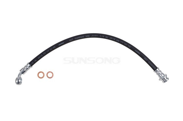 Sunsong Brake Hydraulic Hose P/N:2205192 Fits: Chevrolet W3500 Tiltmaster, Chevrolet W4500 Tiltmaster, Chevrolet W5500 Tiltmaster, GMC W3500 Forward, GMC W4500 Forward, GMC W5500 Forward, Isuzu Npr, Isuzu Npr-hd, Isuzu Nqr - Image 1