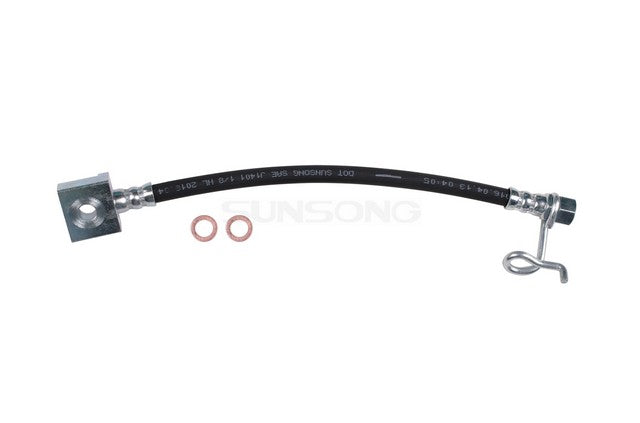 Sunsong Brake Hydraulic Hose P/N:2205532 Fits: Ford F-53 Motorhome Chassis 21-11, Ford F-59 Commercial Stripped Chassis 20-15 - Image 1