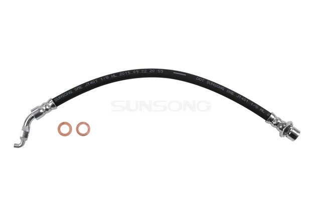 Sunsong Brake Hydraulic Hose P/N:2205534 Fits: Lexus Gs300 19-18, Lexus Gs350 20-18, Lexus Gs450h 18-17, Lexus Is300 2021, Lexus Is350 2021, Lexus Rc200t 2016, Lexus Rc300 21-18, Lexus Rc350 21-18 - Image 1