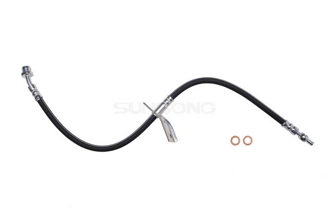 Sunsong Brake Hydraulic Hose P/N:2205615 Fits: Hyundai Elantra 16-13, Hyundai Elantra Coupe 14-13, Hyundai Elantra Gt 17-13, Hyundai Veloster 17-13 - Image 1