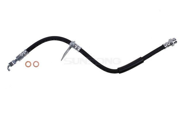 Sunsong Brake Hydraulic Hose P/N:2205974 Fits: Ford Fusion 20-13, Ford Police Responder Hybrid 20-19, Ford Ssv Plug-in Hybrid 20-19, Lincoln Mkz 20-13 - Image 1