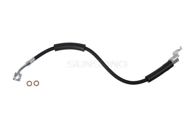 Sunsong Brake Hydraulic Hose P/N:2206111 Fits: Jeep Cherokee 01-90, Jeep Comanche 92-90, Jeep Grand Cherokee 98-93, Jeep Grand Wagoneer 1993, Jeep Tj 06-97, Jeep Wagoneer 1990, Jeep Wrangler 06-97 - Image 1