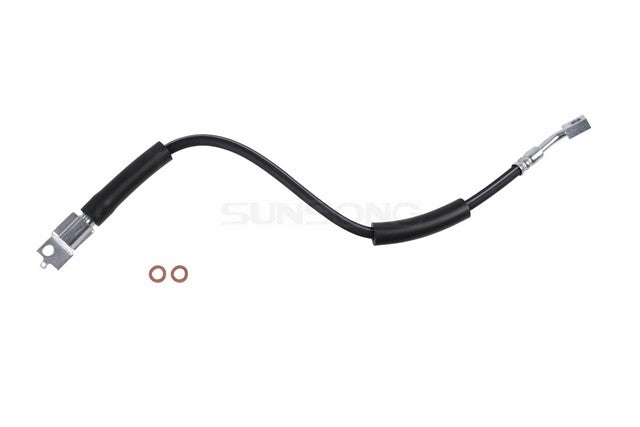 Sunsong Brake Hydraulic Hose P/N:2206112 Fits: Jeep Cherokee 01-90, Jeep Comanche 92-90, Jeep Grand Cherokee 98-93, Jeep Grand Wagoneer 1993, Jeep Tj 06-97, Jeep Wagoneer 1990, Jeep Wrangler 06-97 - Image 1